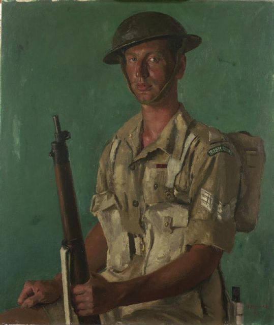J P Kenneally, VC – 1 Battalion, Irish Guards by Henry Carr.