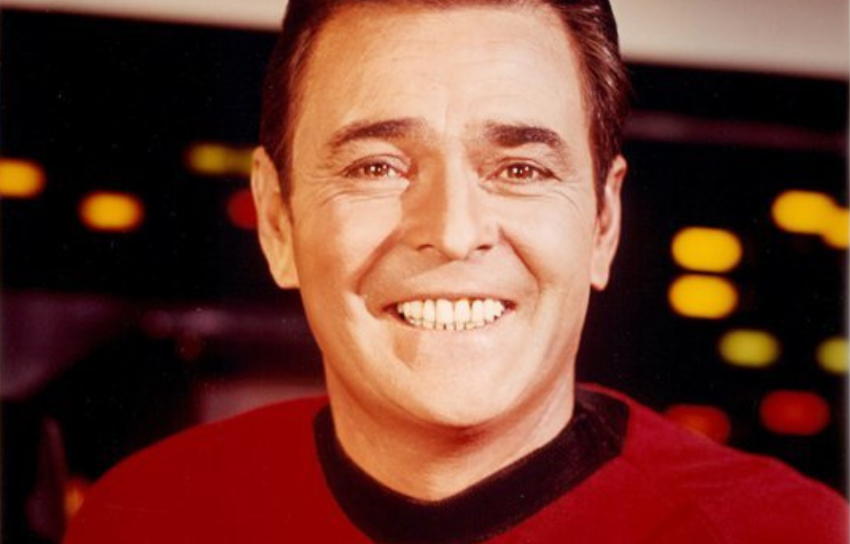 James Doohan as Montgomery "Scotty" Scott in 'Star Trek'