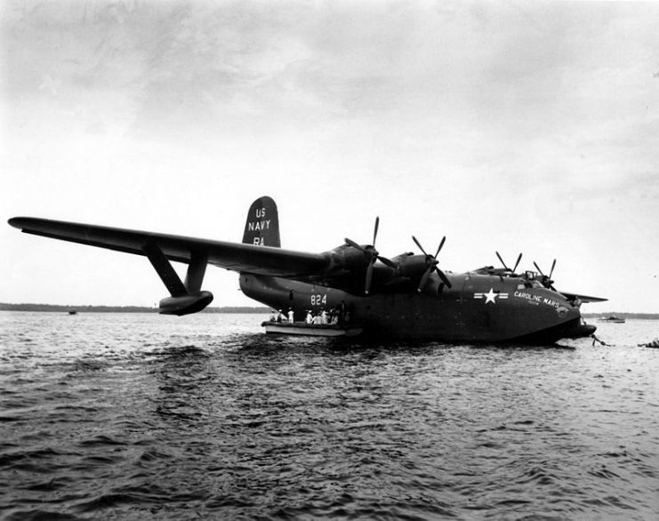 JRM-2 Caroline Mars in the St. Johns River at NAS Jacksonville, Florida in 1949