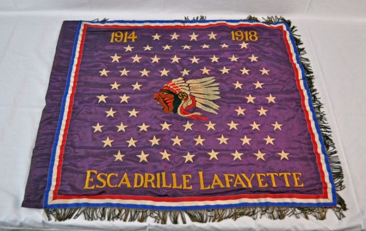La Fayette Escadrille banner.