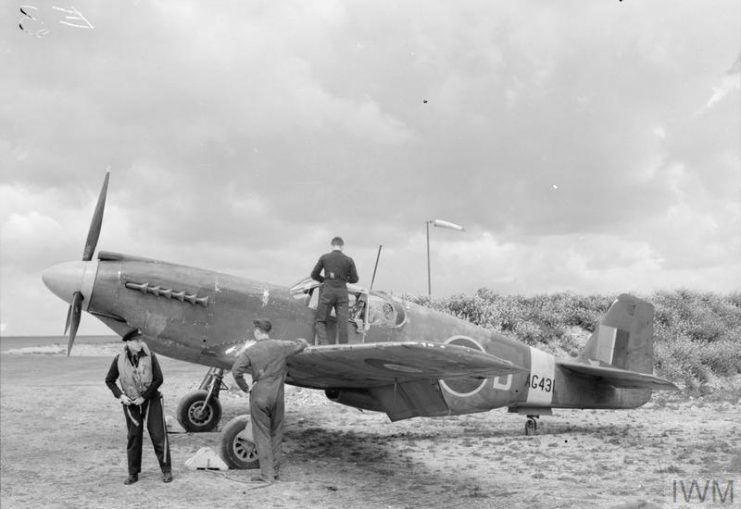 Mustang Mark I, AG431, of No. 16 Squadron RAF. © IWM (CH 10222)