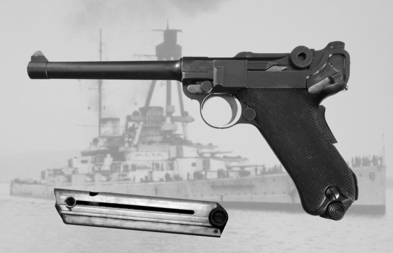 Luger 04 Pistol of the Imperial German Navy.Photo: Hmaag CC BY-SA 3.0