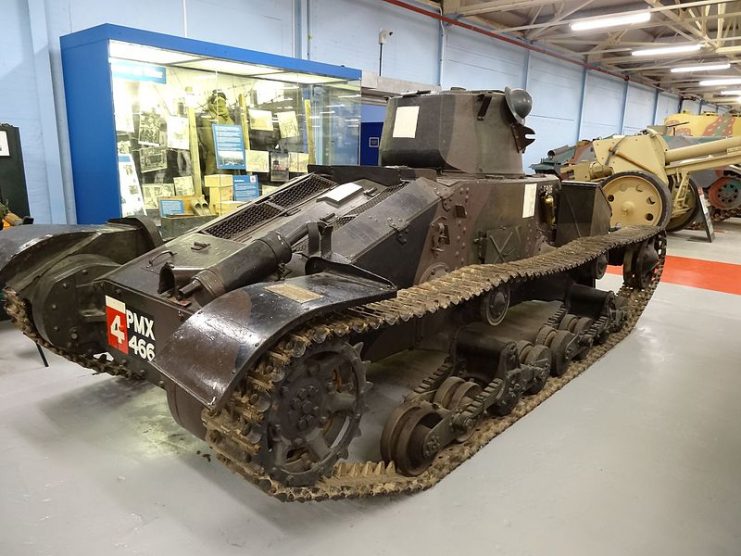 Matilda I tanks in the Bovington Tank Museum.Photo Jonathan Cardy CC BY-SA 3.0