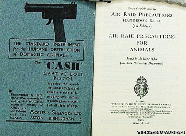Pamphlet relating to the euthanization animals before WWII. Photo: National Archives CC BY-SA 4.0.