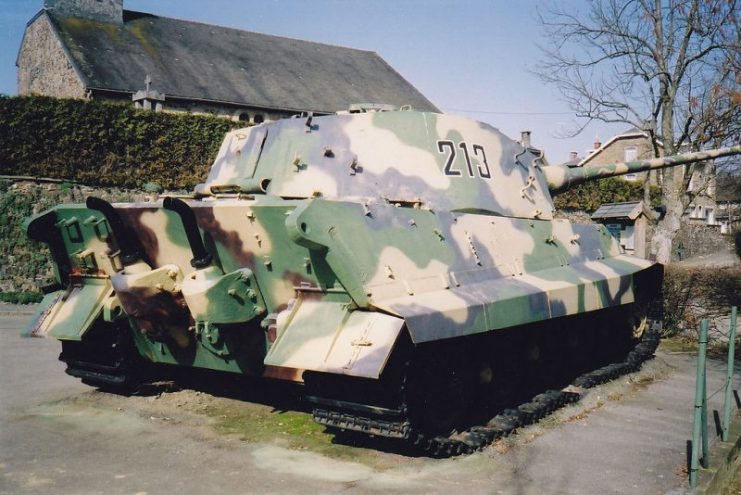 Panzerkampfwagen Tiger Ausf. B, FgstNr 280273 at La Gleize, Belgium, Abteilung 501.Photo: Skjh for CC BY-SA 3.0