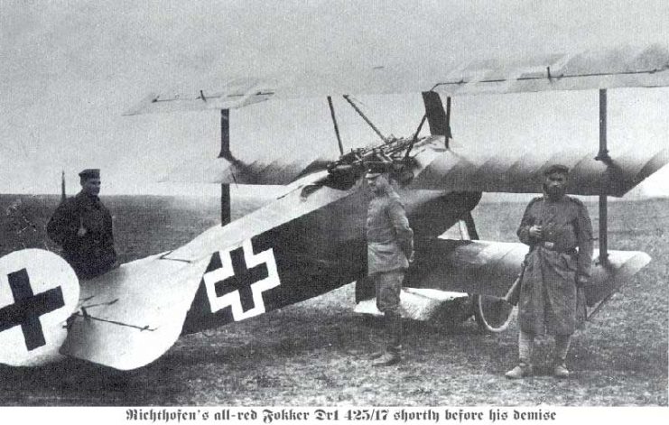 Richthofen’s all-red Fokker Dr