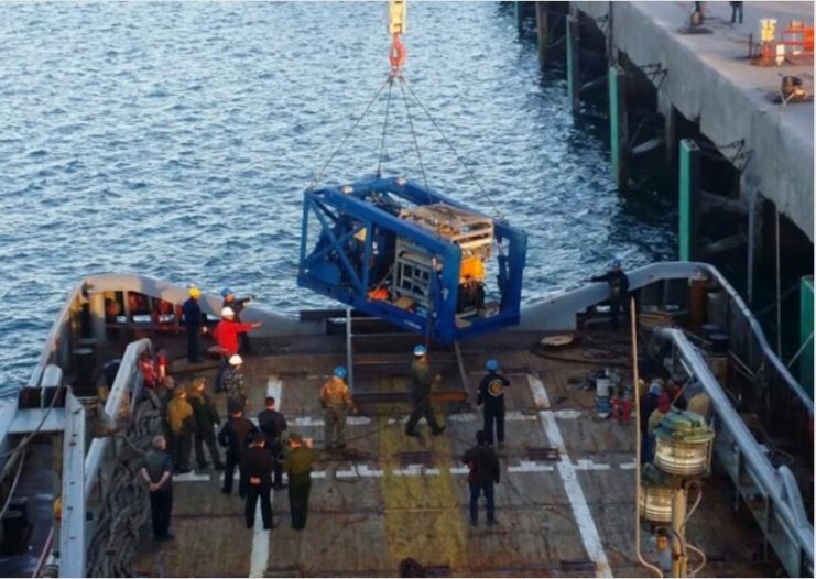 Russian Pantera Plus underwater search vehicle being unloaded.Photo: Mil.ru CC BY 4.0