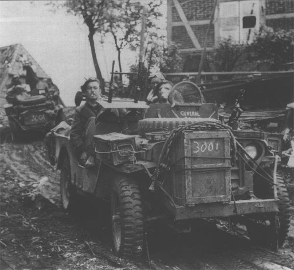 SAS Jeeps, France, 1944.