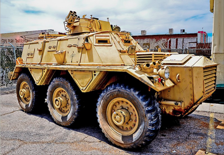 The FV603 Saracen is a six-wheeled armoured personnel carrier built by Alvis and used by the British Army. It became a recognisable vehicle as a result of its part in the policing of Northern Ireland.Photo: Tomás Del Coro CC BY-SA 2.0