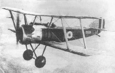 Sopwith Pup in flight (1917).