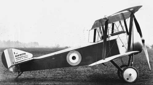 Sopwith Pup side view, 1916