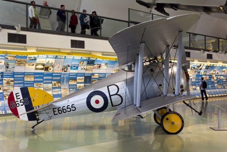 Sopwith Snipe at the RAF Museum in Hendon. Photo: Oren Rozen CC BY-SA 3.0.