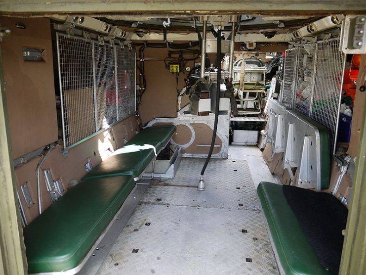 The interior of an FV432.Photo: geni CC BY-SA 4.0