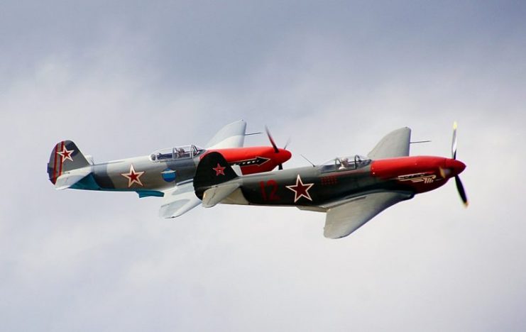 The Yakovlev Yak-1 was a World War II Soviet fighter aircraft. Produced from early 1940, it was a single-seat monoplane with a composite structure and wooden wings.