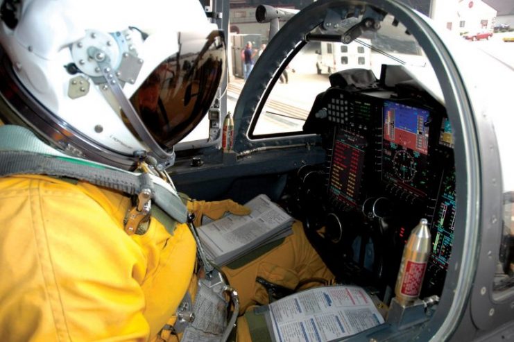 Cockpit of a U-2S Block 20, at Osan Air Base, South Korea.