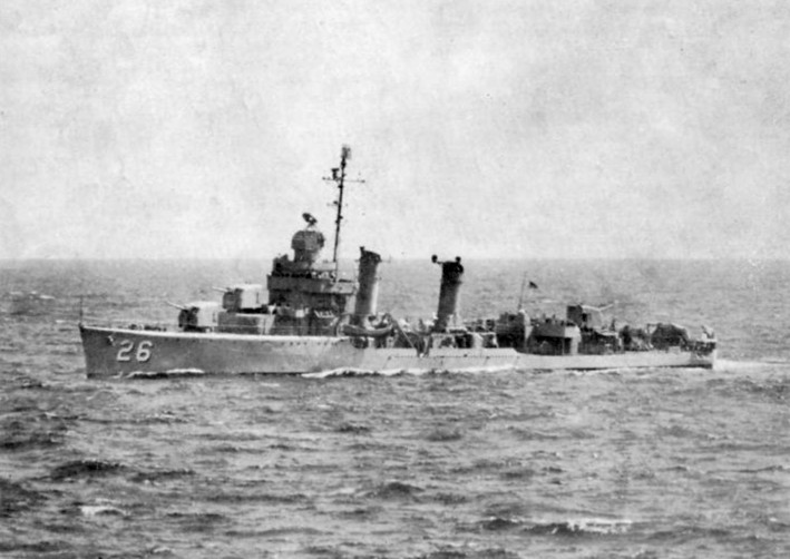 USS Hobson (DD-464) in 1948.