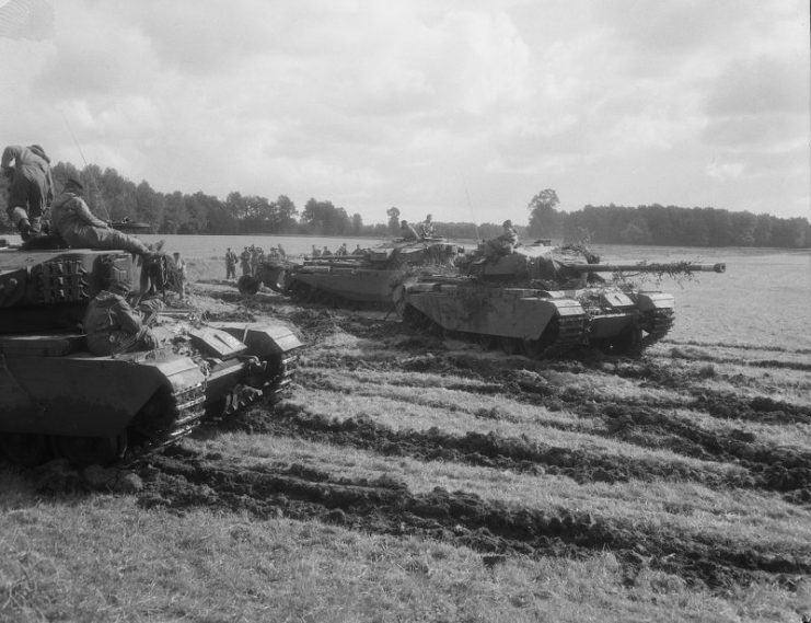 Centurion tanks in Dutch service, 1954