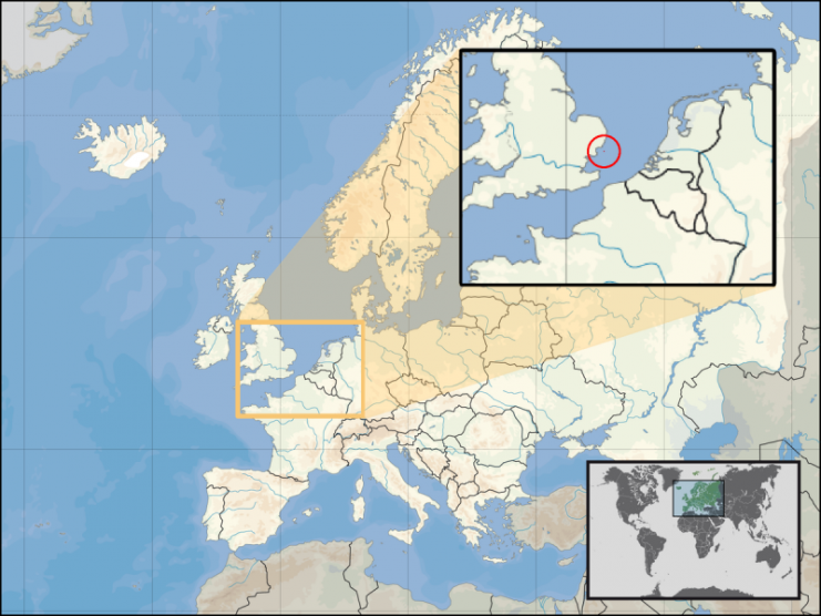 Location of Sealand. Map: David Liuzzo / CC-BY-SA 4.0