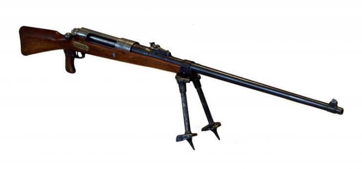 1918 Mauser Mod. 13.2 mm Rifle Anti-Tank at the Musée de l’Armée in Paris. Photo: Rama – CC BY-SA 2.0 fr