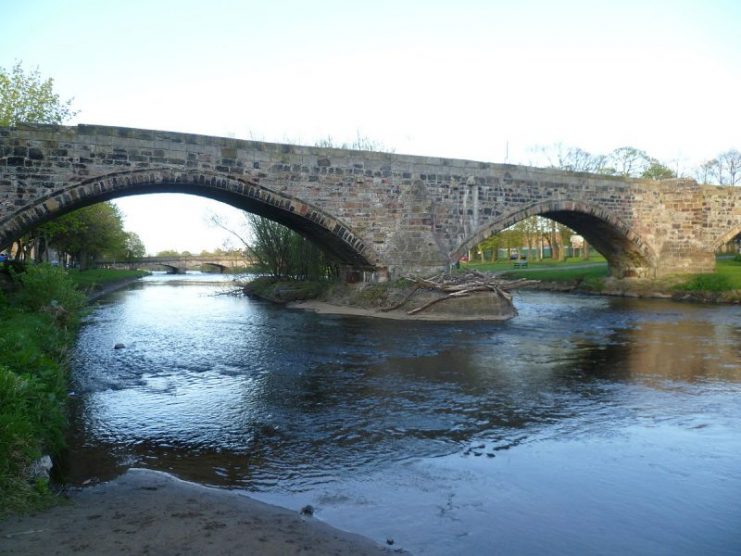 The 16th century Roman Bridge over the Esk – Many English and Scottish army has crossed the bridge in its time.