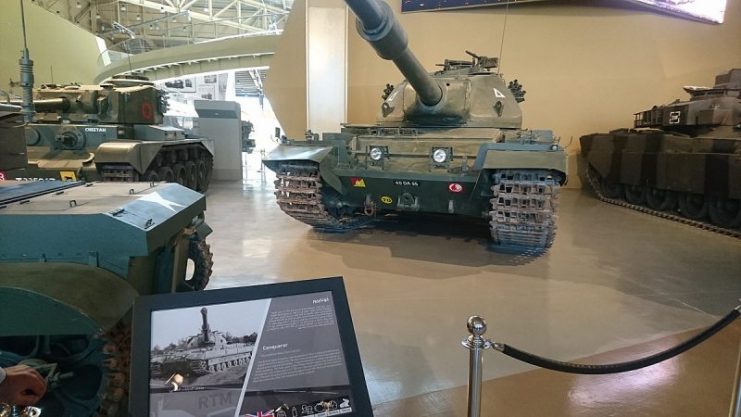 Conqueror tank in Royal Tank Museum. Photo: Freedom’s Falcon / CC-BY-SA 4.0