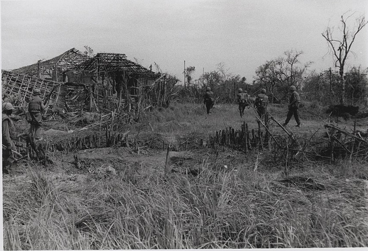 2/4 Marines search Dai Do village, May 1968.Photo: USMC Archives CC BY 2.0