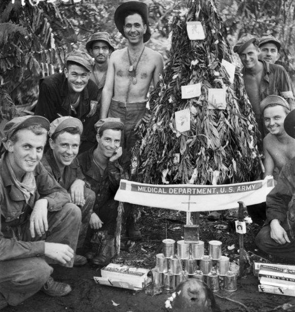 Christmas at Buna, Papua, 1942