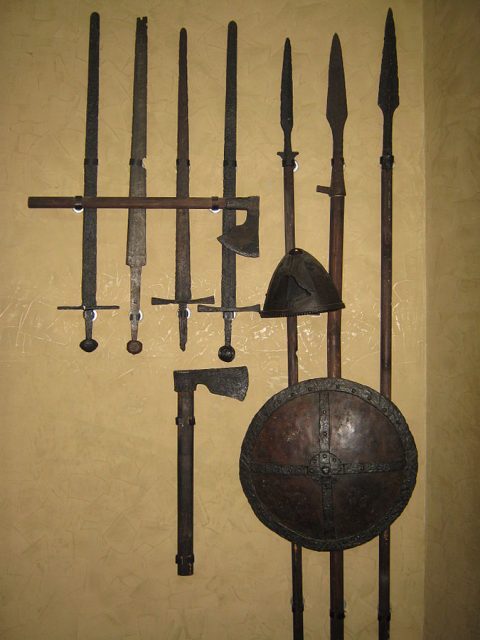 Serbian medieval army equipment. Photo: Boksi / CC-BY-SA 3.0
