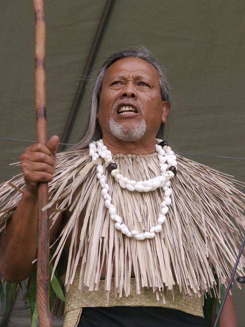 Chamorro performer elder Photo by Marilyn Sourgose – CC BY 2.0