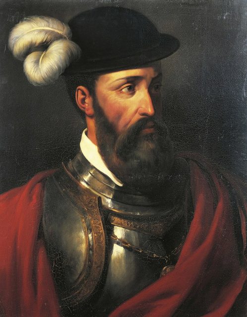 Portrait of Francisco Pizarro by Amable-Paul Coutan, 1835.