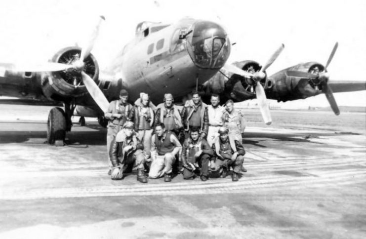 B-17F Flying Fortress and Crew, 8th Air Force.