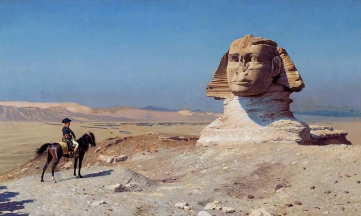 Bonaparte Before the Sphinx, (c. 1868) by Jean-Léon Gérôme, Hearst Castle