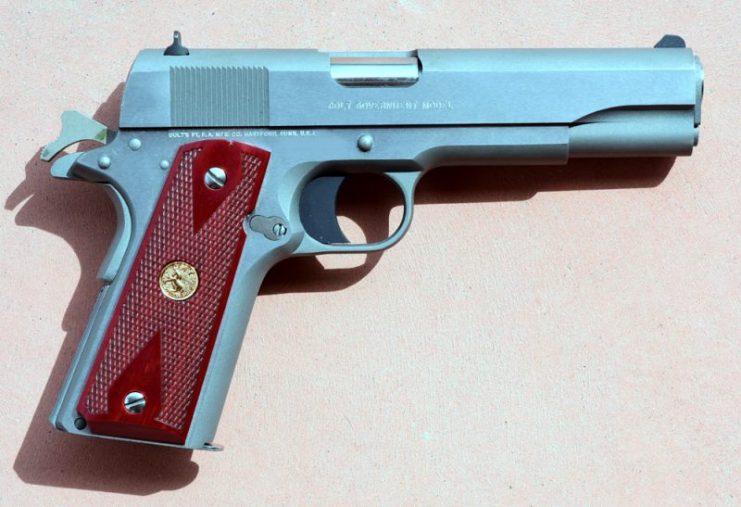 Modern version of the historic Colt M1911 pistol. Photo: Jeffrey M Dean / CC BY-SA 4.0