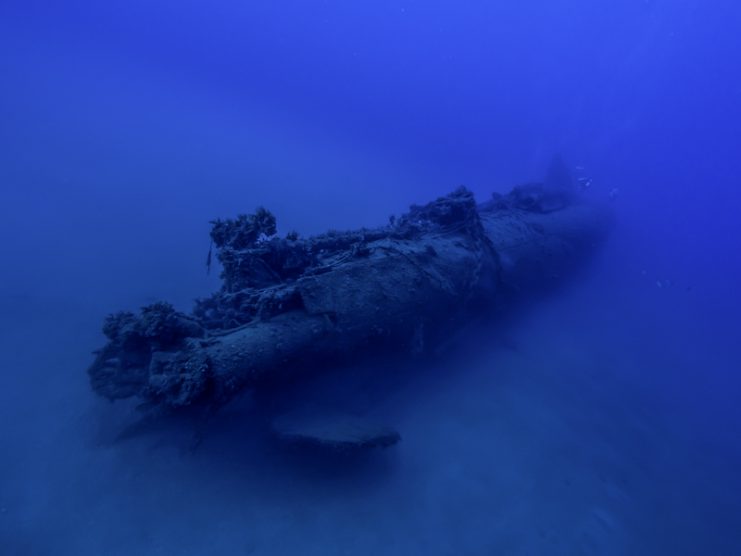 The wreck of Scire laying on the seabed. Photo: Elayani / CC-BY-SA 4.0