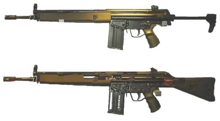 H&K G3 rifles. Photo: Quickload / CC BY-SA 3.0