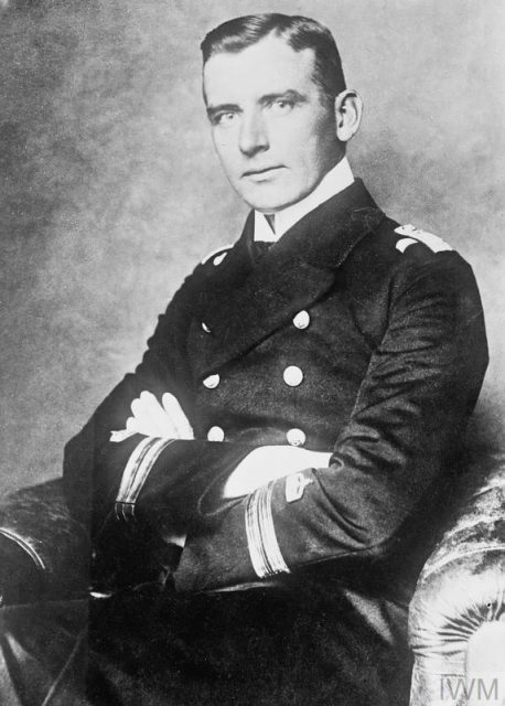 First Lieutenant Hellmuth von Mucke, the First Officer of the German light cruiser SMS Emden.1912