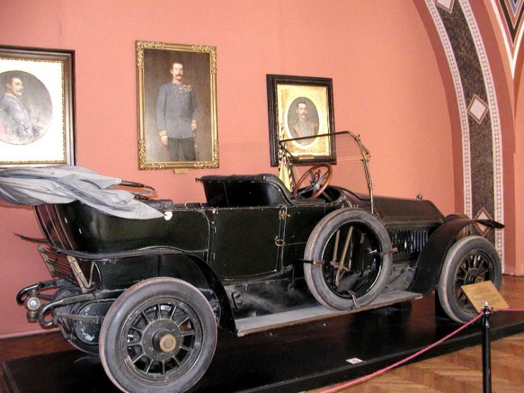 Gräf & Stift open car in which Archduke Ferdinand was killed by Gavrilo Princip