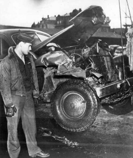 General George S. Patton Car Accident