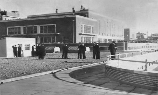 HMS King Alfred, where Clark trained as a naval officer