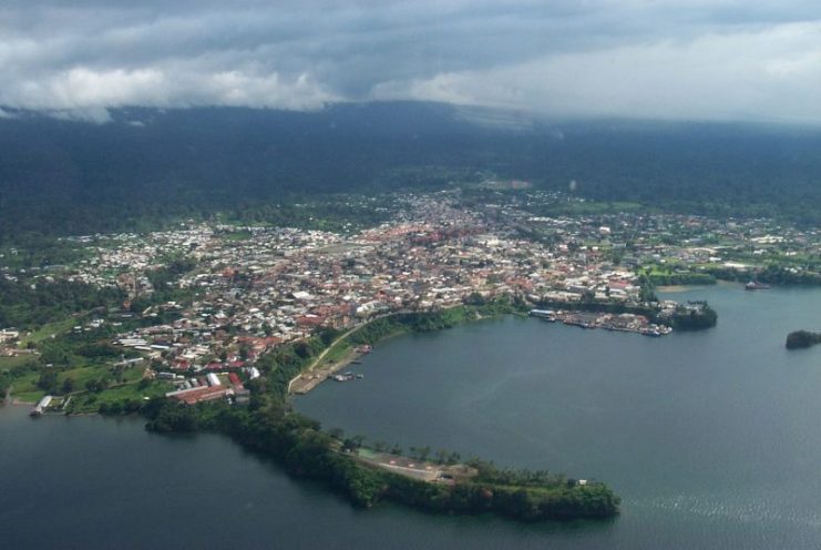 Modern (2007) picture of Santa Isabel from the air Photo by Ipisking CC BY-SA 3.0