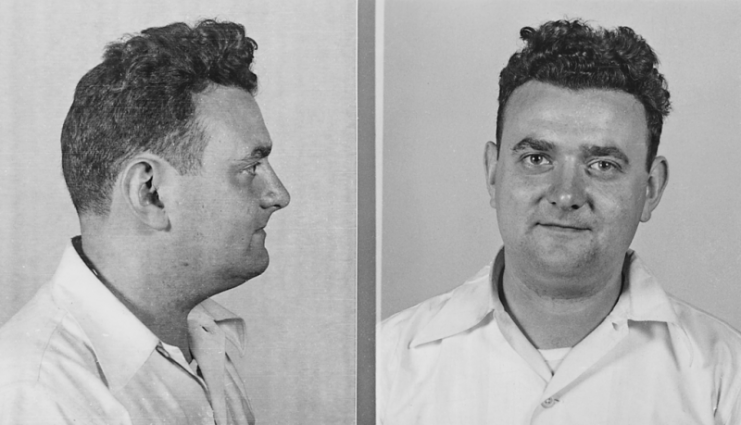 Mugshot of David Greenglass, brother of Ethel Greenglass Rosenberg