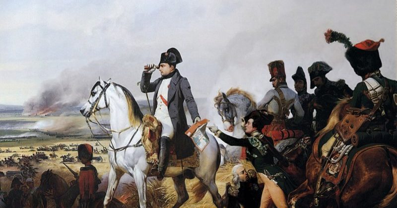 Napoleon at the Battle of Wagram, painted by Horace Vernet
