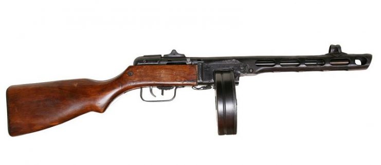 PPSh-41 with drum magazine. Photo: Lposka CC BY-SA 3.0