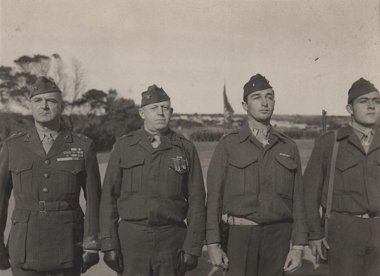 Presentation of Medal of Honor, May 21, 1943. Photo USMC Archives CC BY 2.0