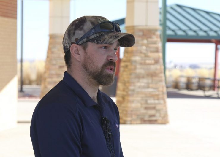 Romesha at the Wilderness Dining Facility, on Fort Carson, in January 2015.