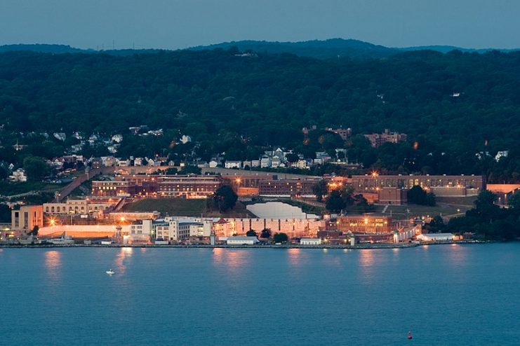 Sing Sing Correctional Facility on the Hudson River, where the Rosenbergs were executed in Old Sparky.Photo: Brett Weinstein CC BY-SA 2.5