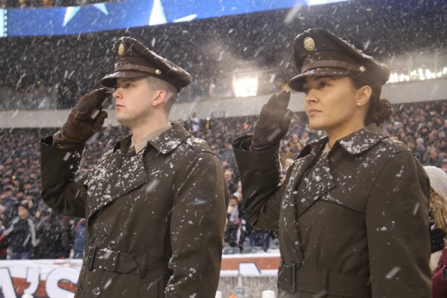 The uniforms in this photo are prototype models. Photo Credit: U.S. Army photo