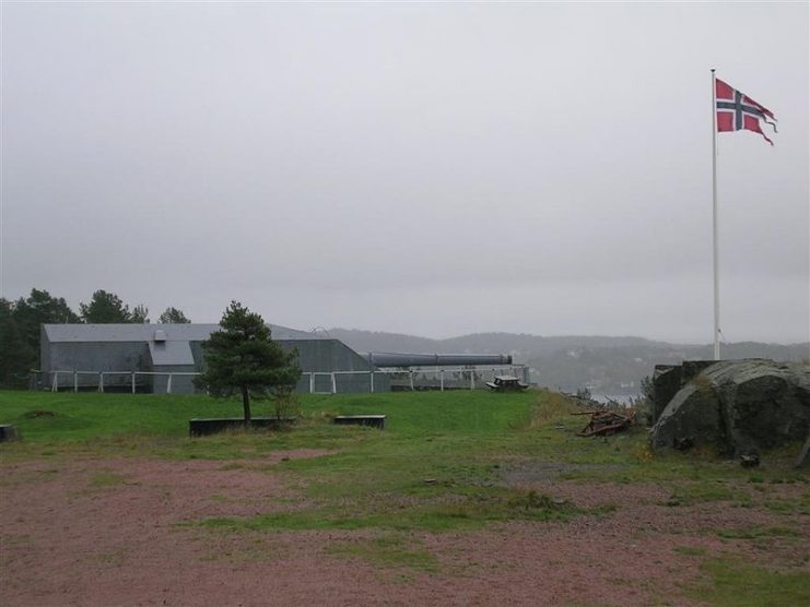 The Cannon on Batterie Vara. Photo: Ken CC BY-SA 3.0