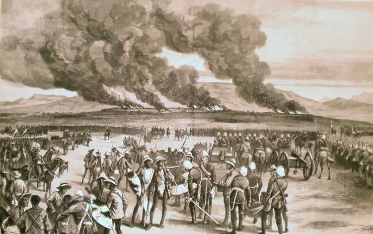 The burning of Ulundi