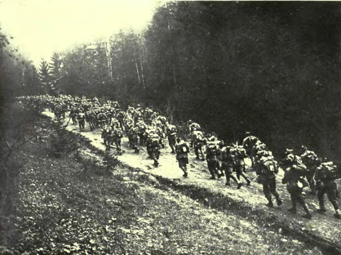 Romanian troops in Transylvania, 1916